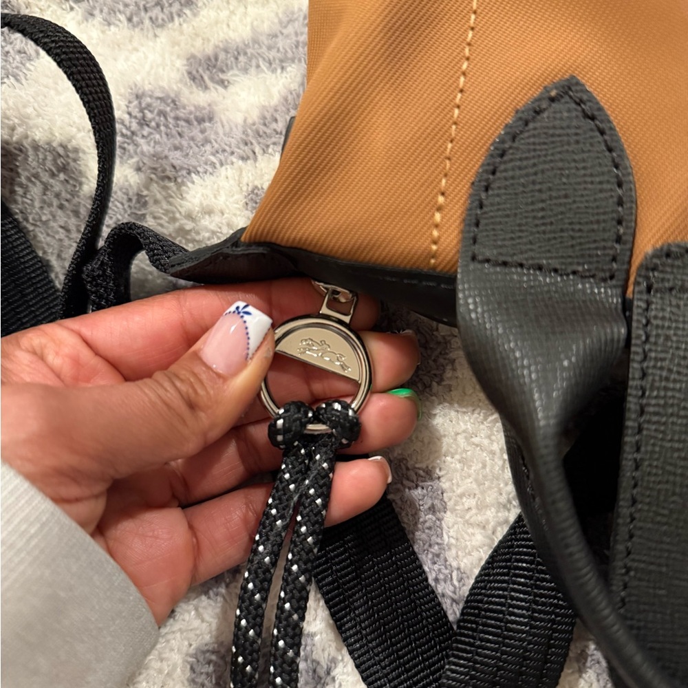 Longchamp Tan and Black Crossbody Bag - Picture 5 of 6
